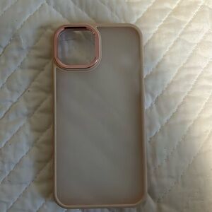 Matte Pink iPhone 13 case